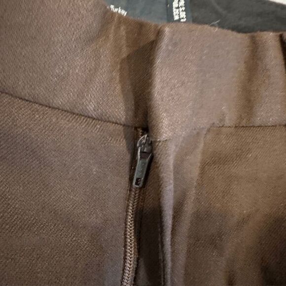 ASOS Men's Cargo Trousers Pleated Baggy Tapered Leg Brown Size 32x30 - Picture 5 of 13